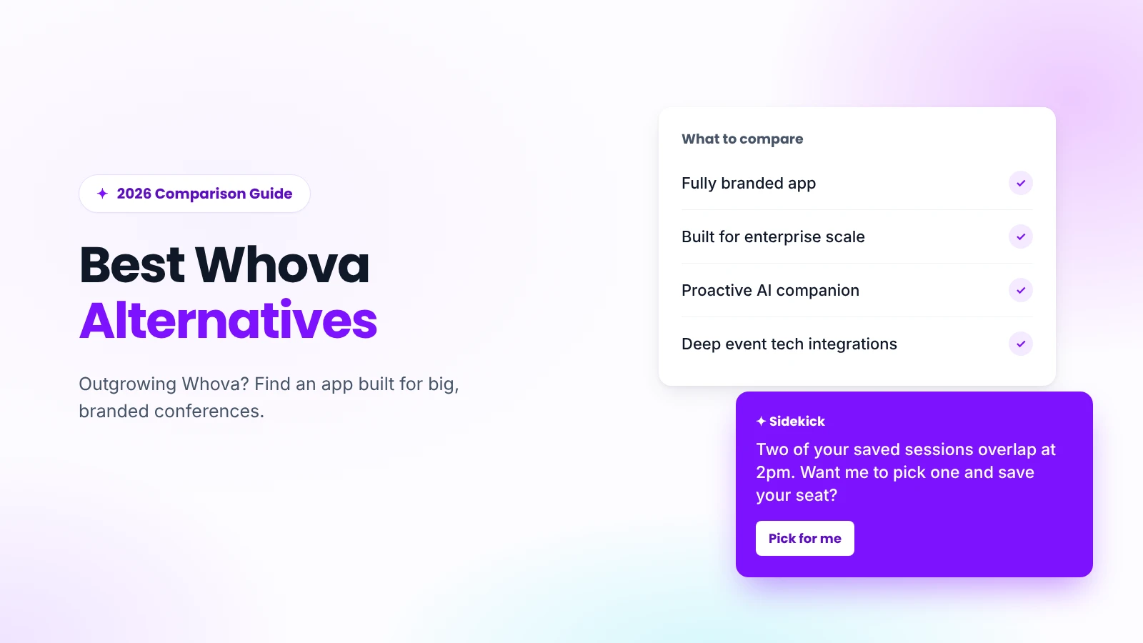 6 Best Whova Alternatives for 2026