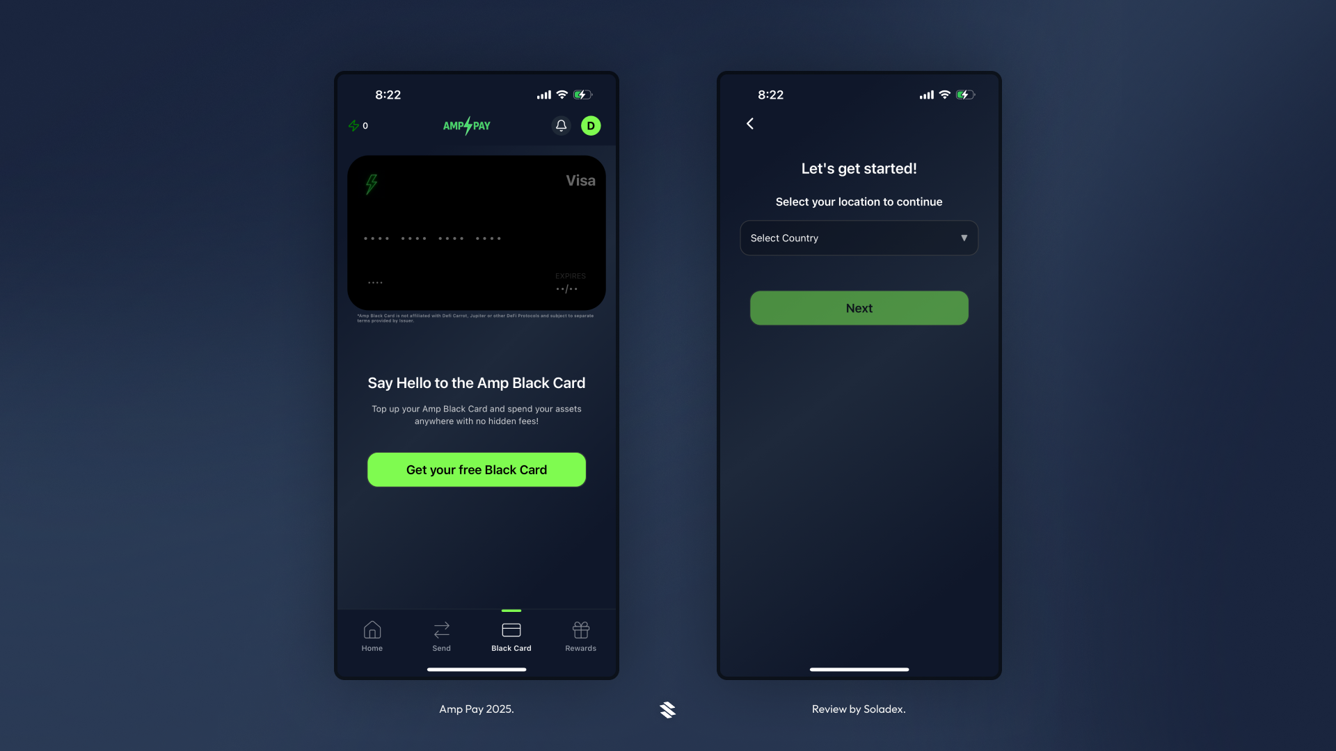 The Amp Pay black card