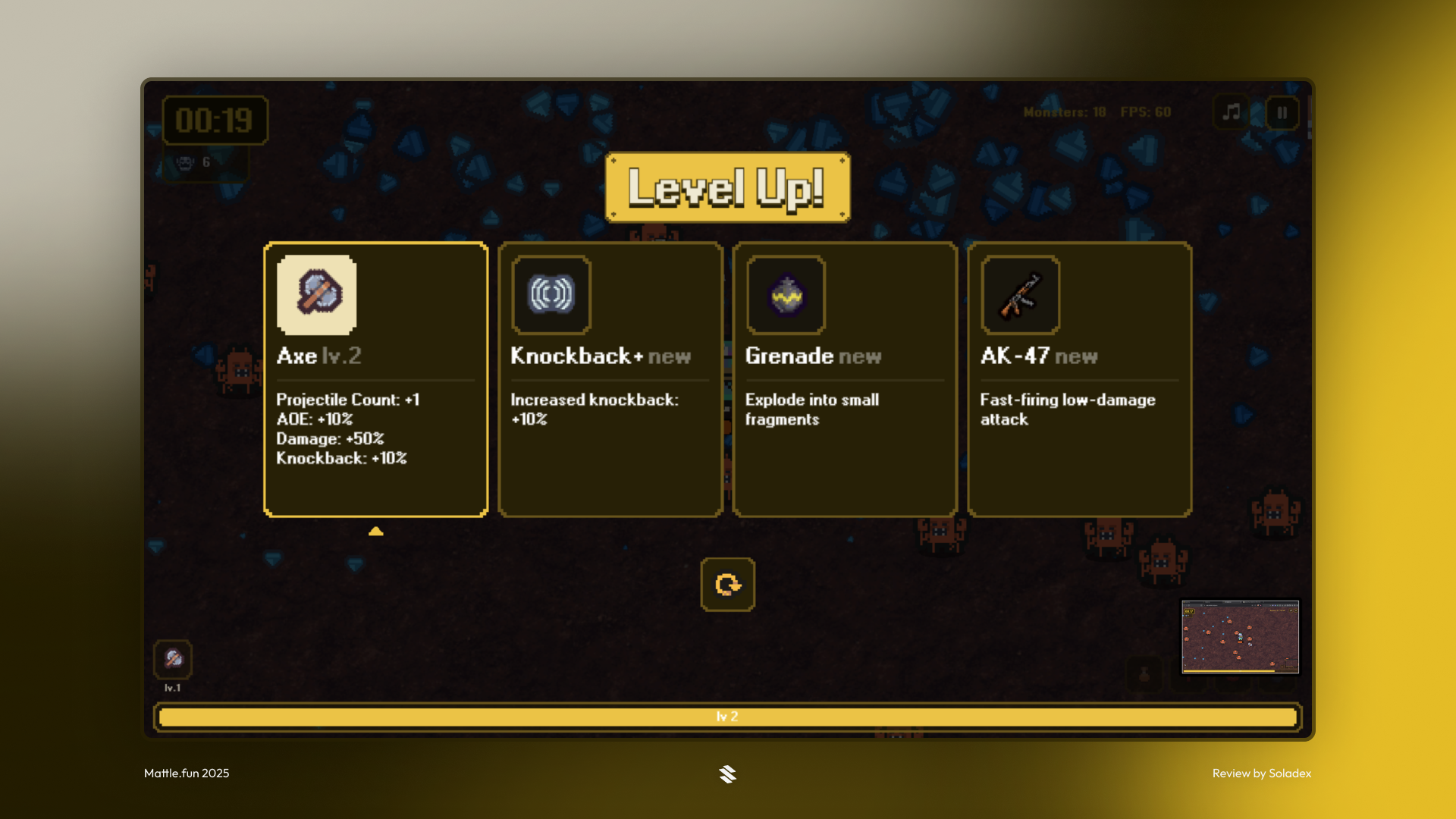 Leveling up after each game played