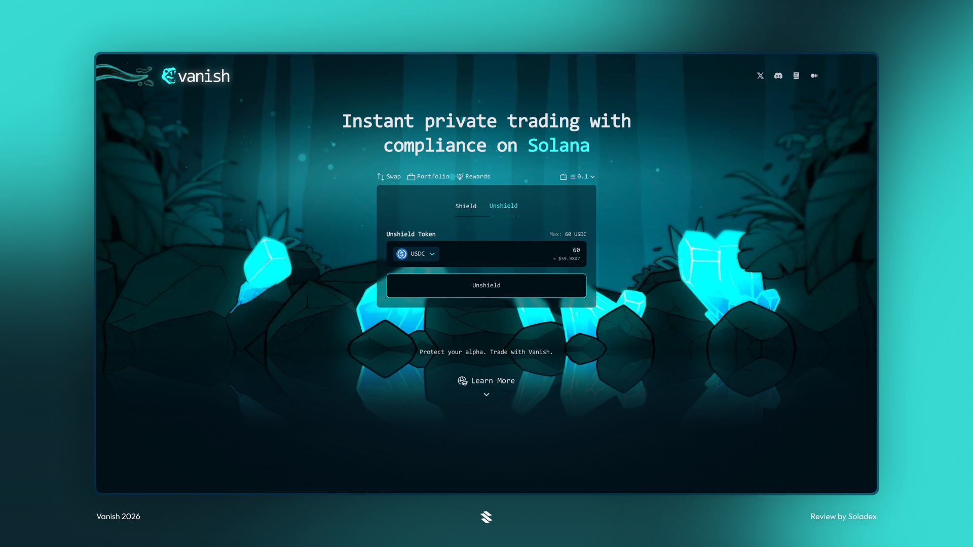 Retrieving unshielded assets from the protocol