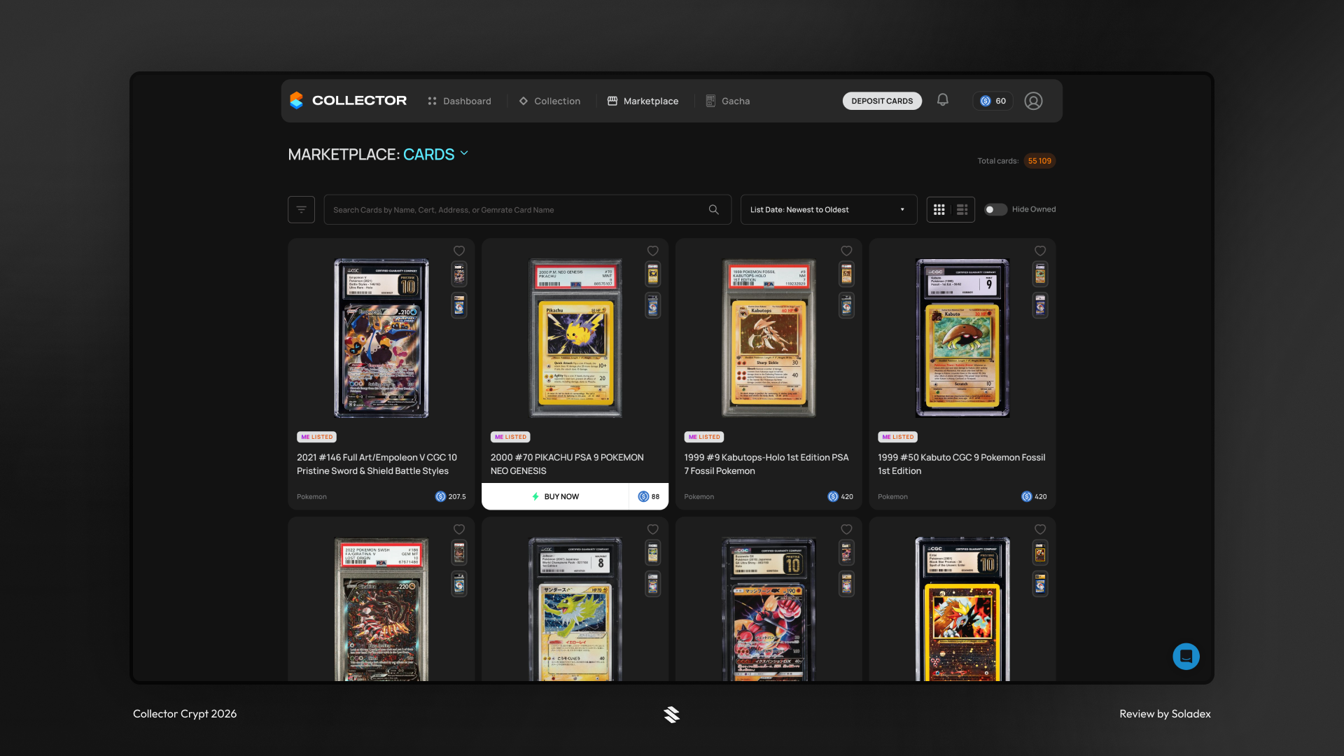 The Pokemon marketplace