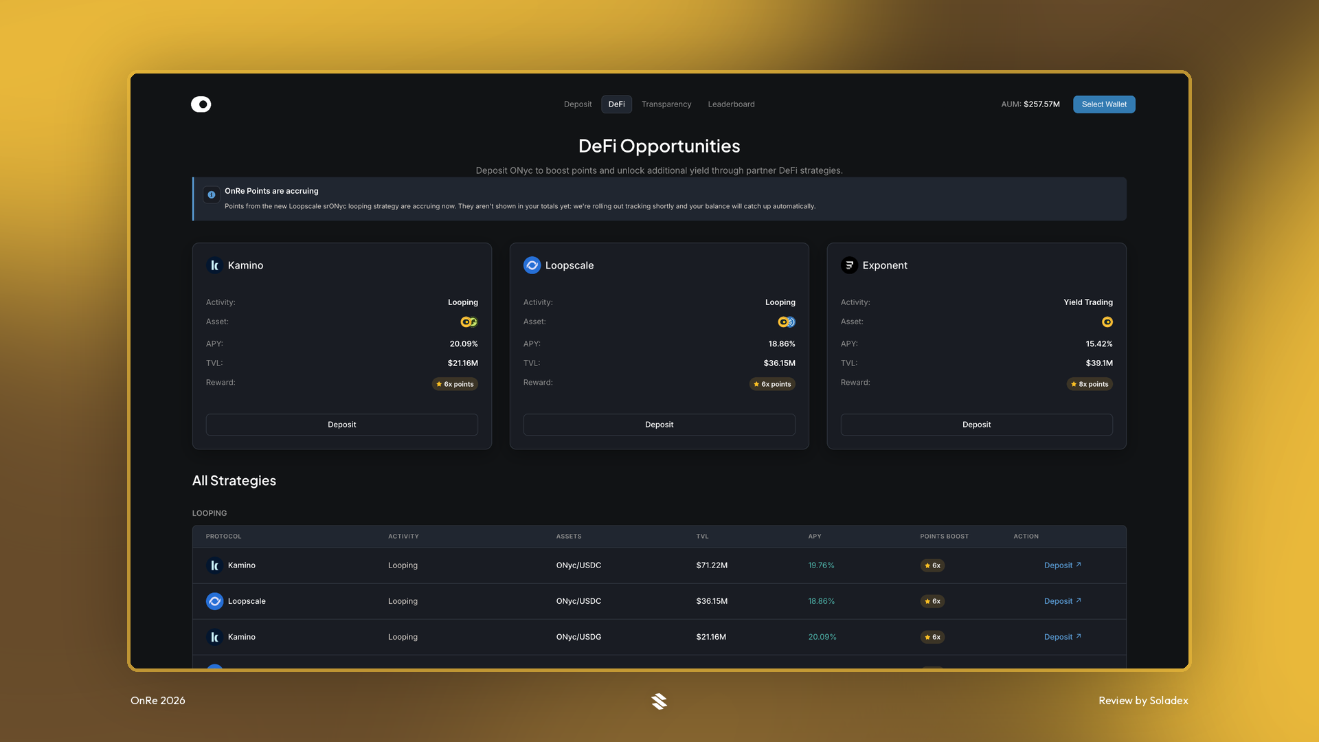 Lending and borrowing with ONyc across Solana DeFi