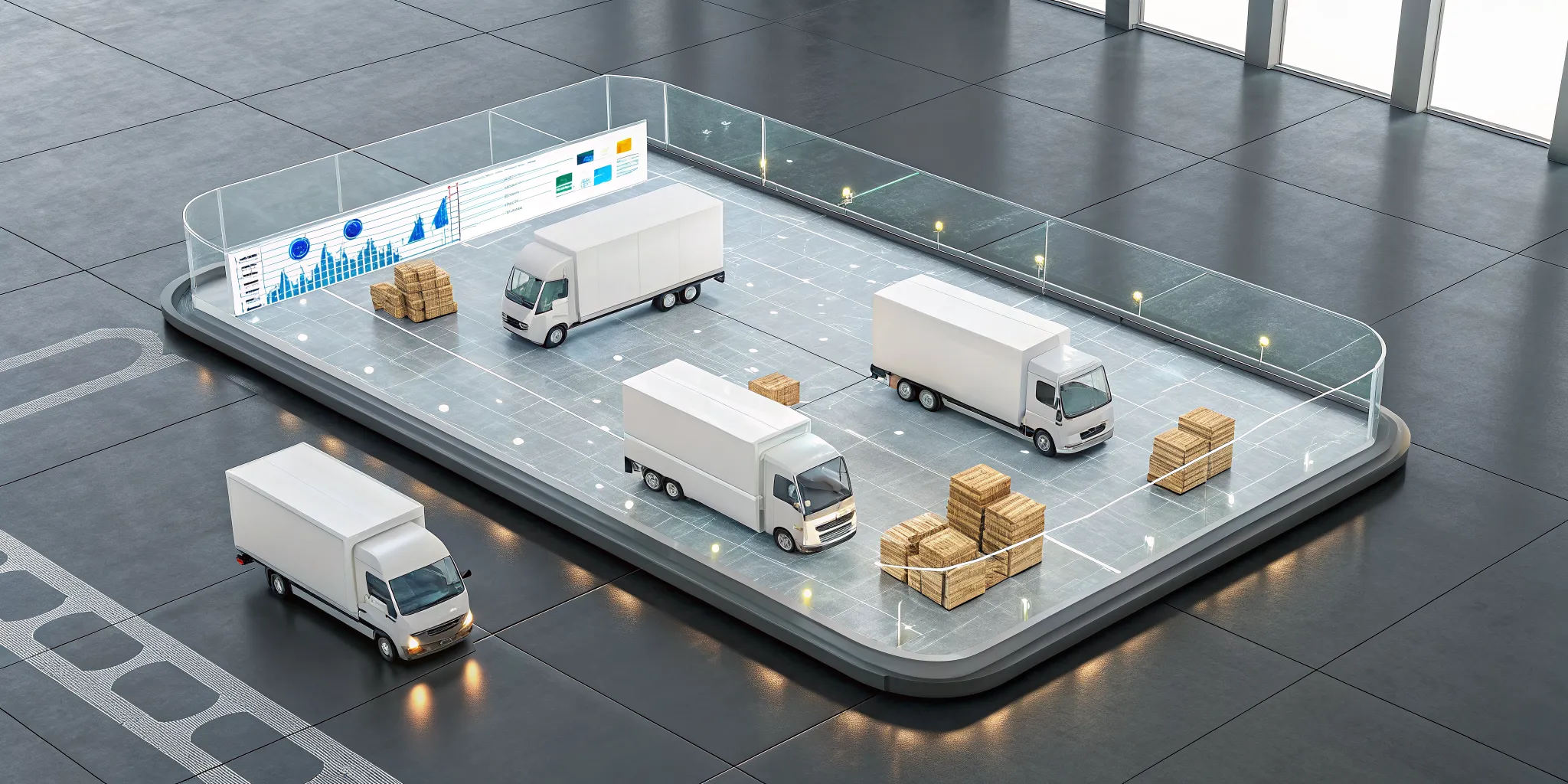 Reverse logistics platform dashboard showing pricing analytics for returned packages.