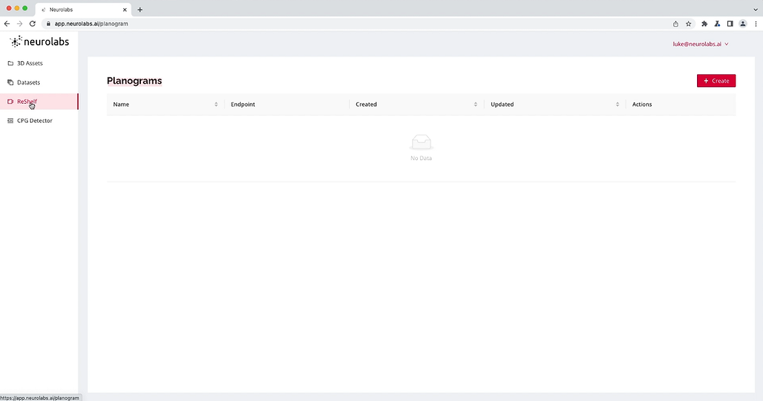 A screenshot of the Neurolabs platform