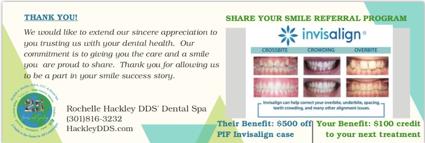 Refer a Friend and SAVE on Invisalign