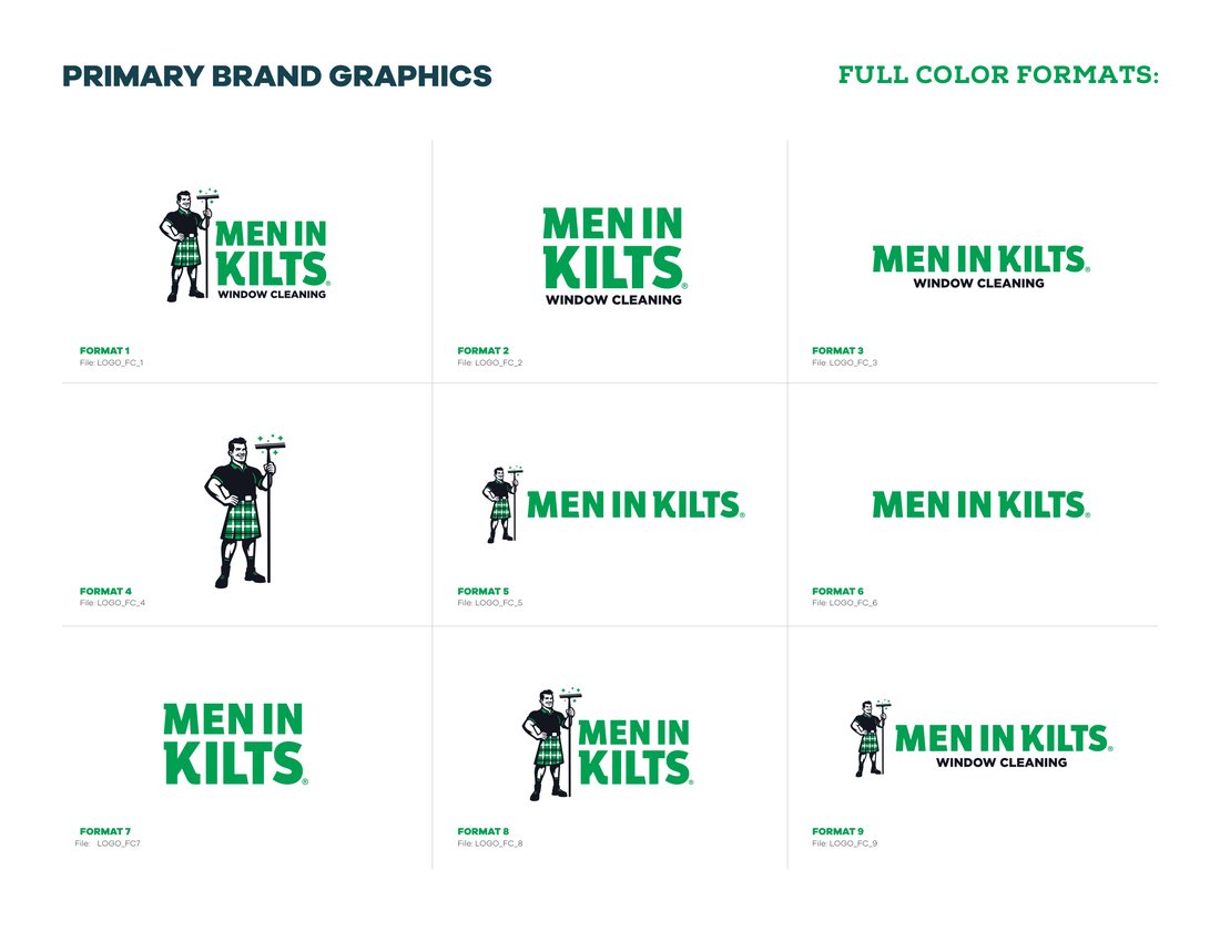Primary brand graphics, full color