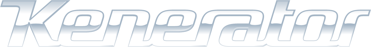 Kenerator typography logo