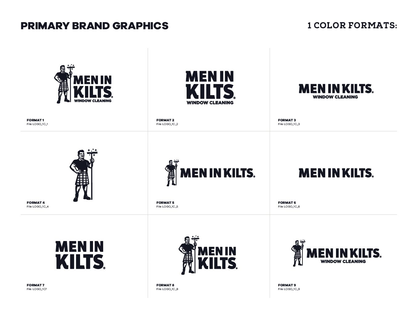 Primary graphics, one color