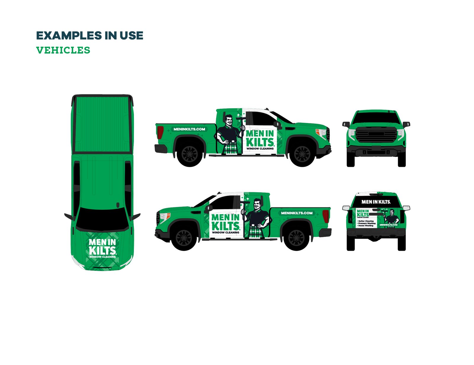 Vehicle wrap, truck