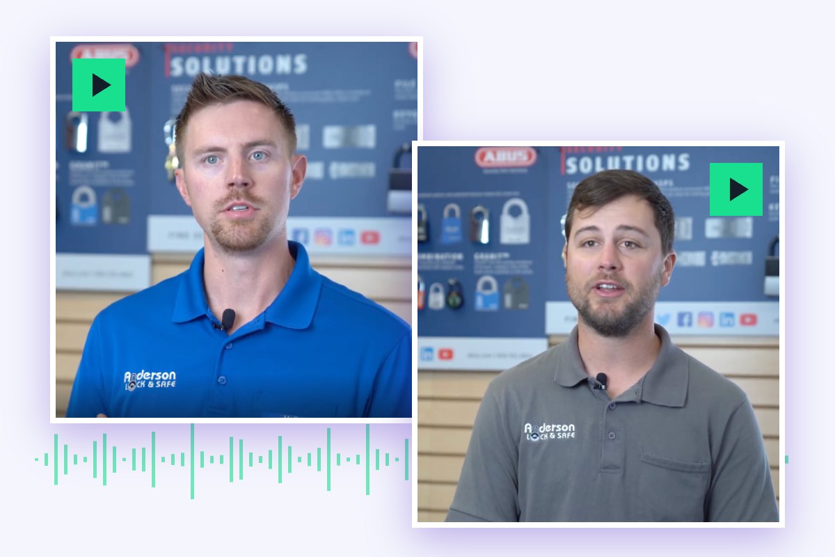 Recorded interviews with Anderson Lock & Safe team members