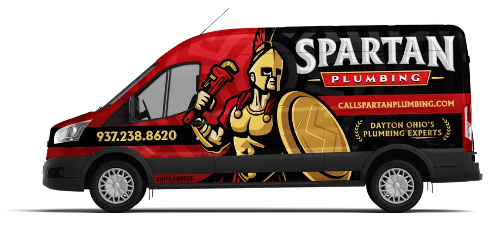 Spartan Plumbing van wrap designed by Prolific
