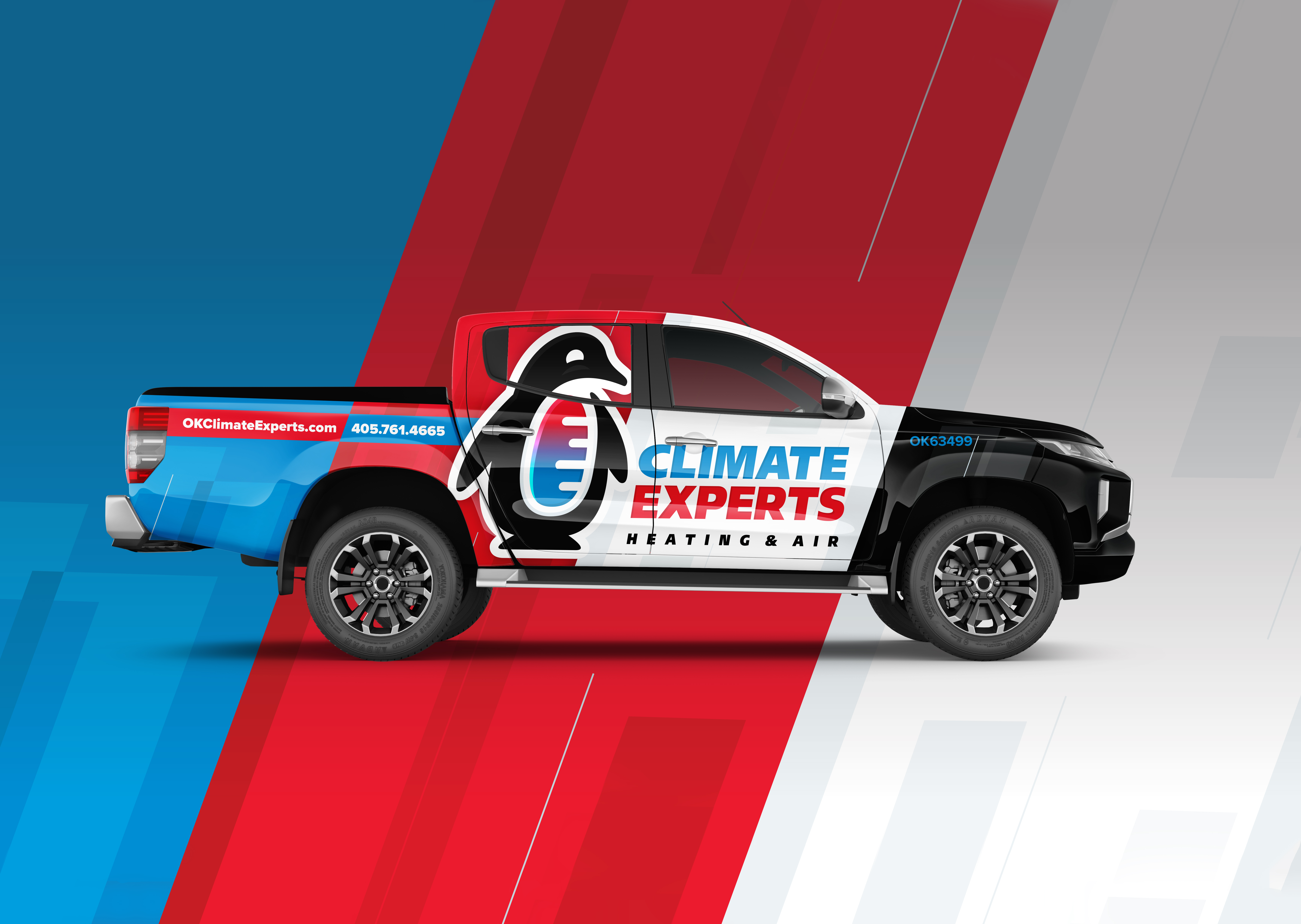 After: Climate Experts truck wrap design
