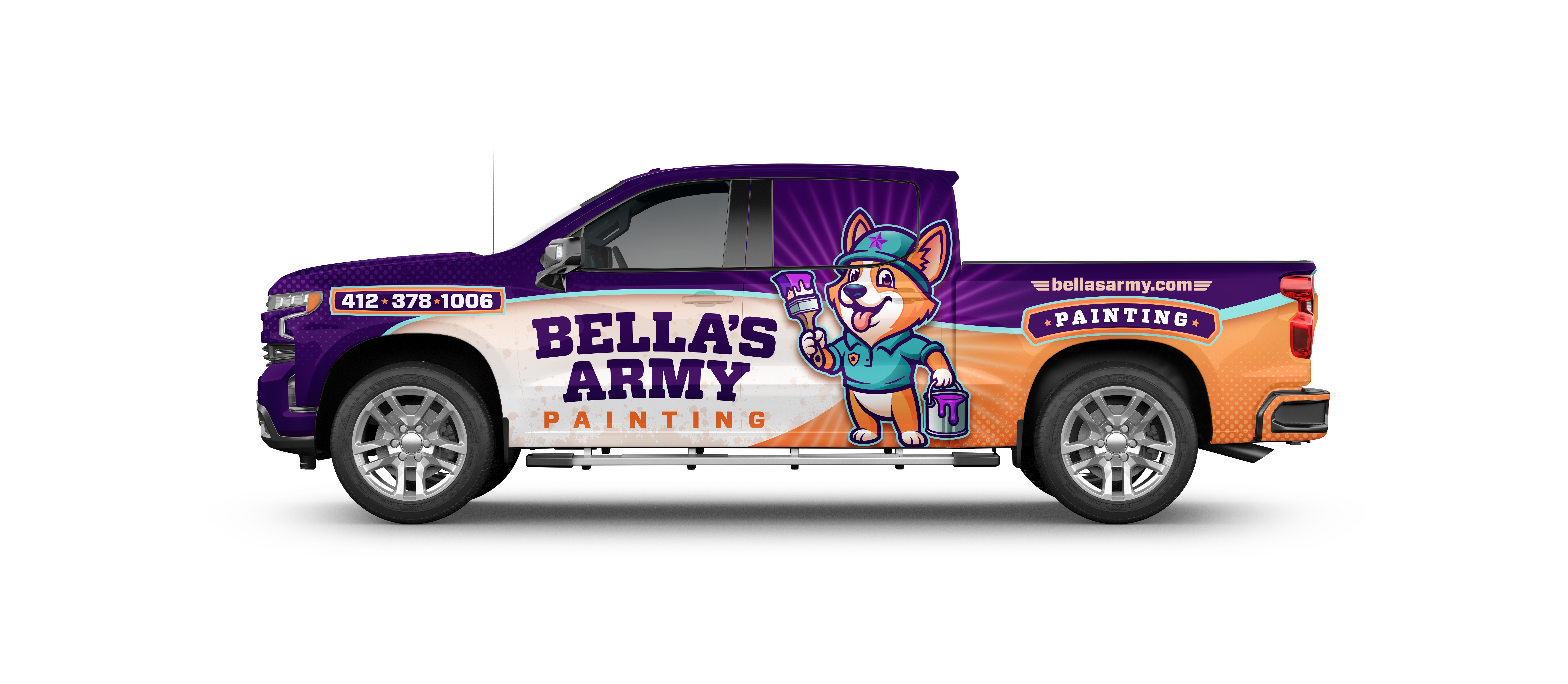 Bella’s Army Painting — original wrap reference