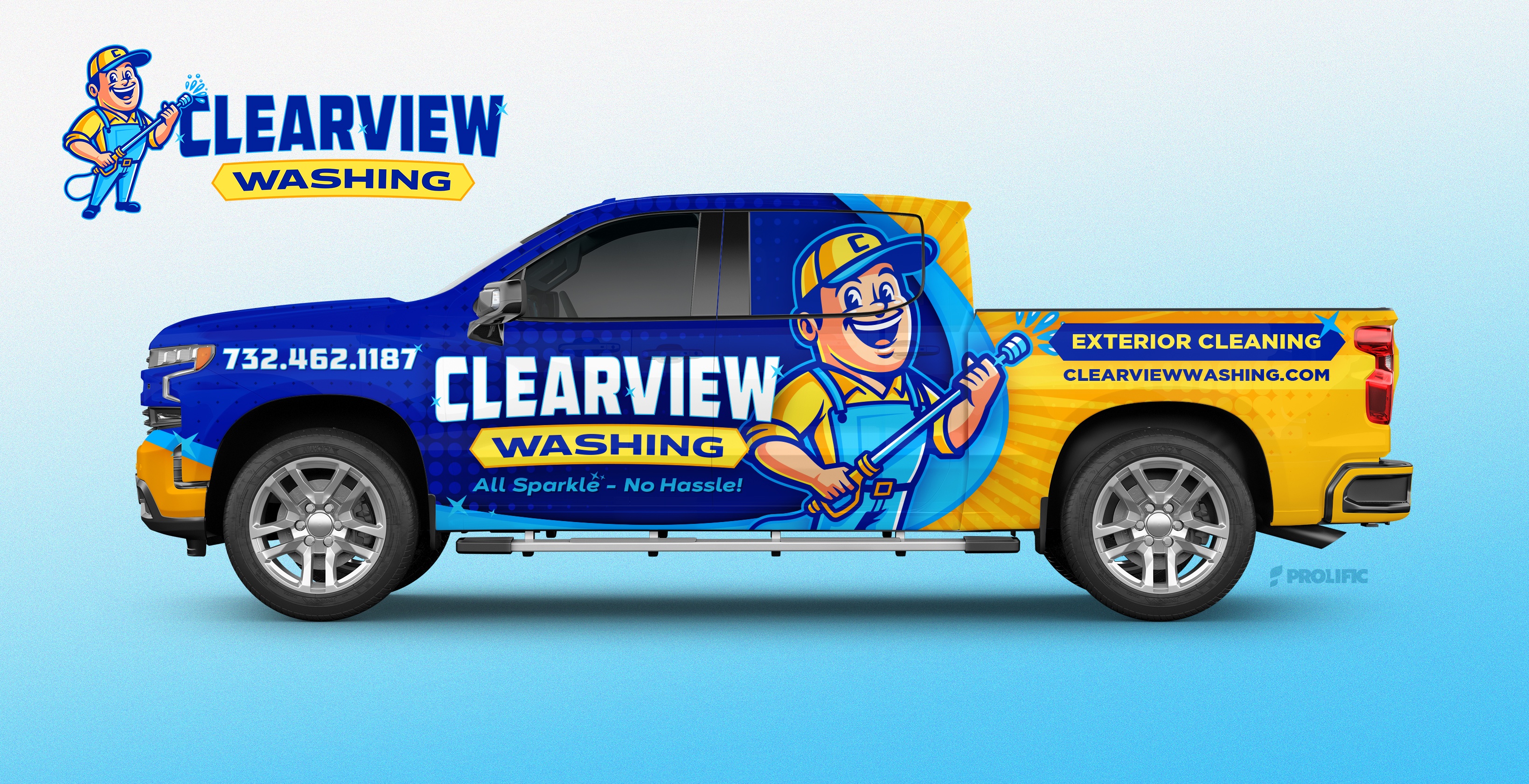 Clearview Washing — original approved wrap