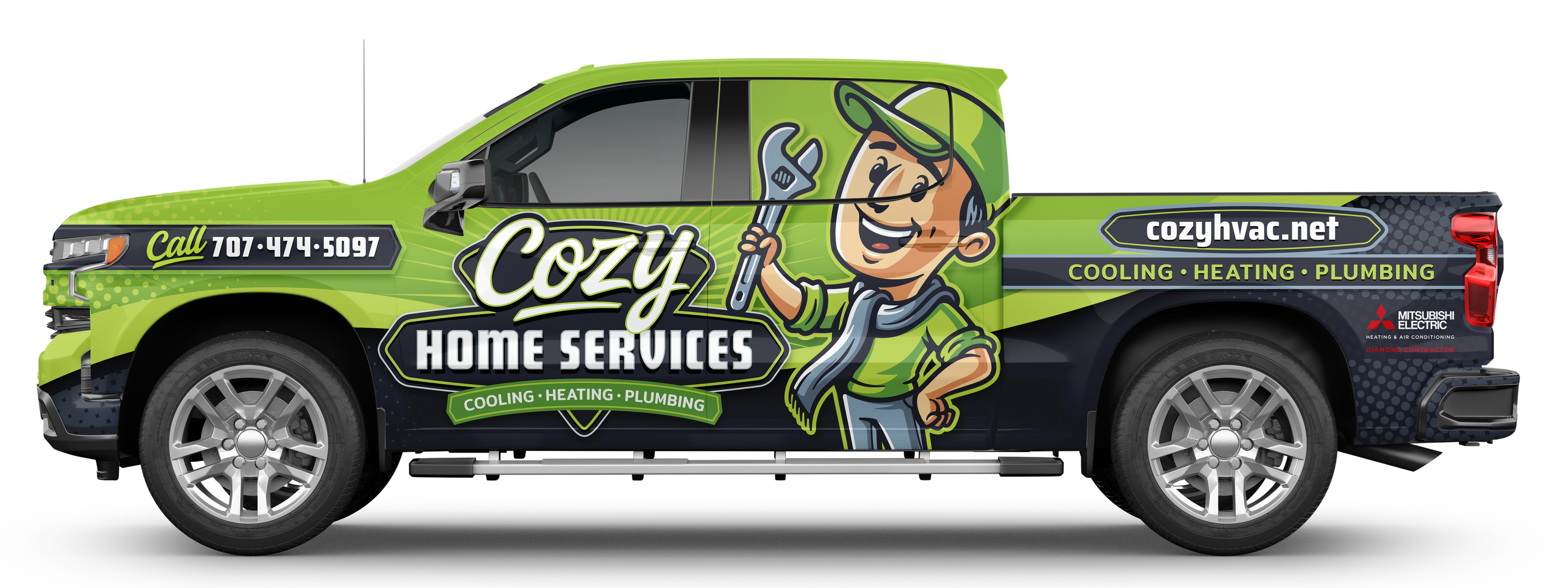 Cozy Home Services — original wrap reference