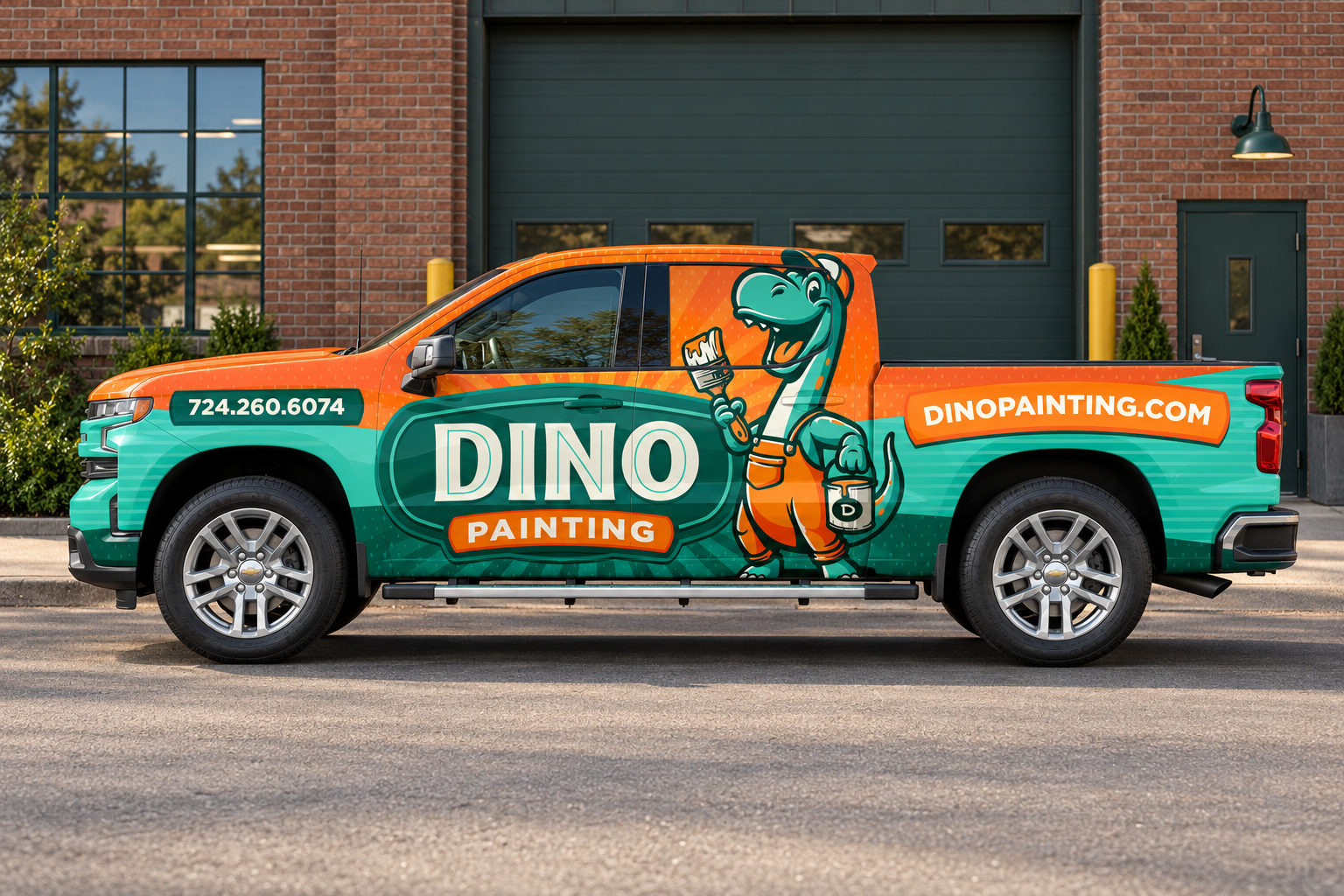 Dino Painting — fullsize workshop pickup