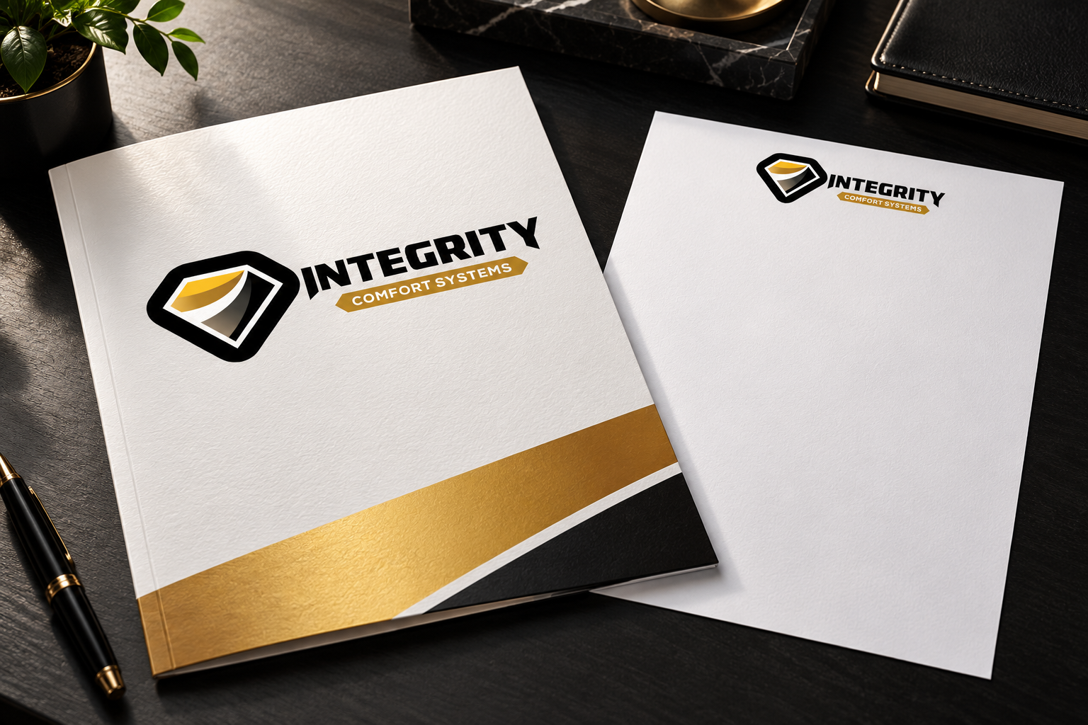 Integrity Comfort Systems — client presentation folder