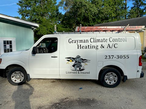 Before: original Grayman Climate Control vehicle photograph.