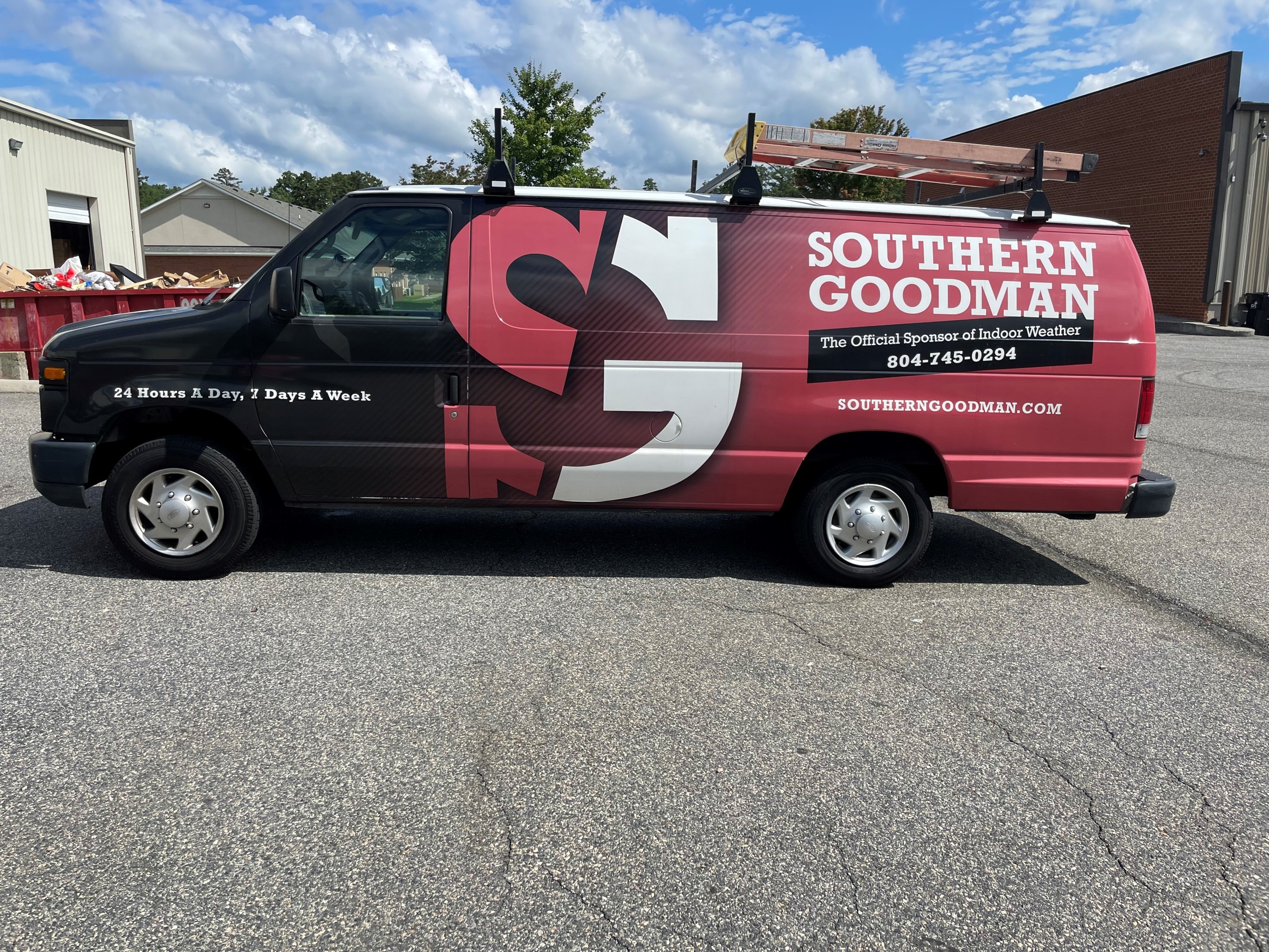 Before: original Southern Goodman vehicle photograph.
