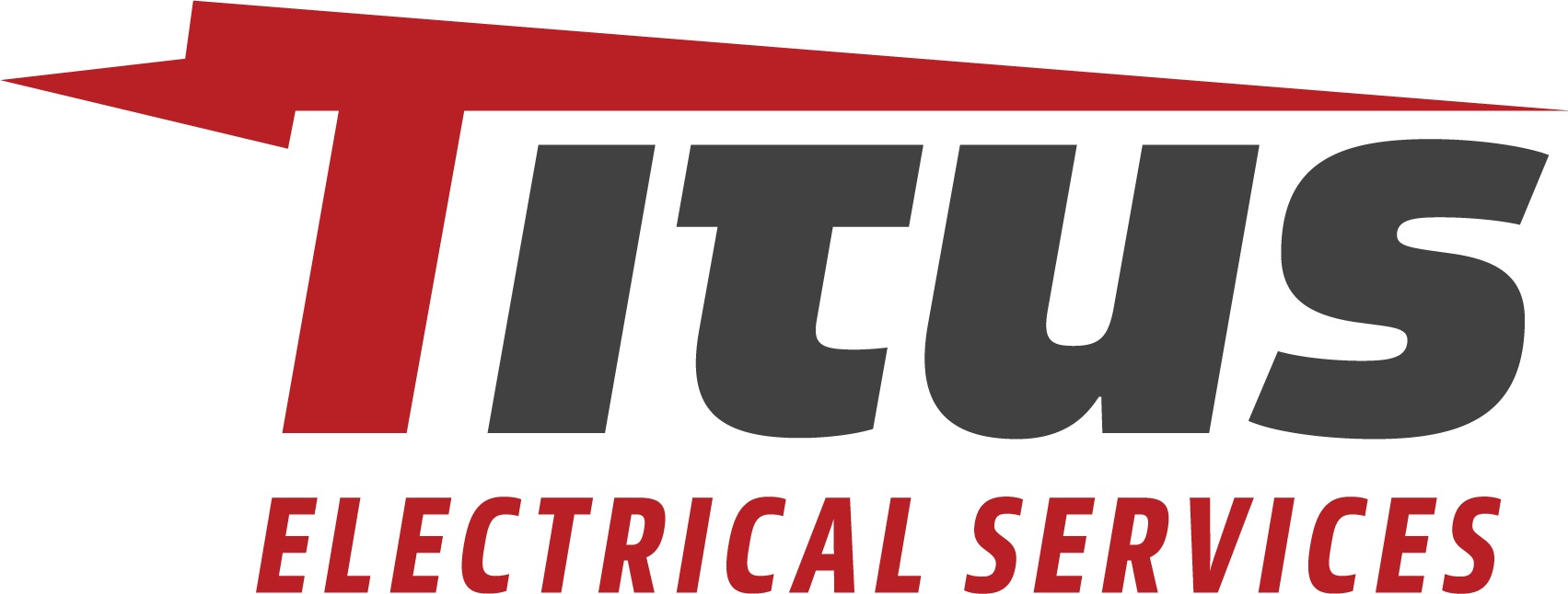 Titus Electrical Services: original final primary identity. Original approved design.