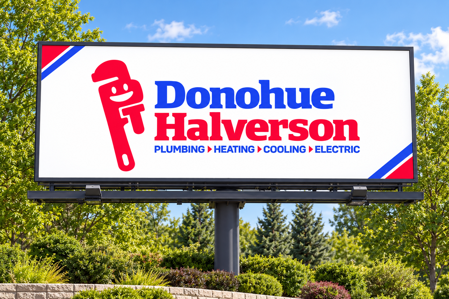 Donohue Halverson outdoor billboard brand mockup