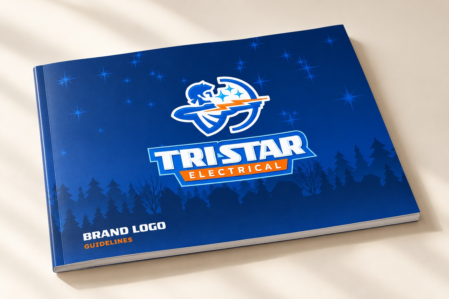 Tri Star Electrical (Julia) brand guidelines booklet.