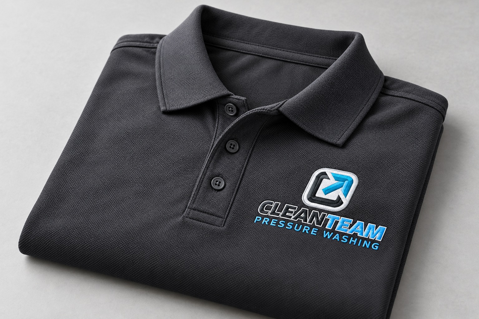 Clean Team (MIke) polo concept.