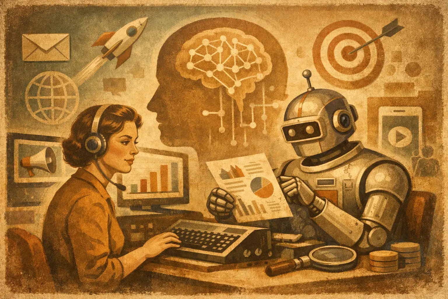 Cómo usar inteligencia artificial en marketing digital.