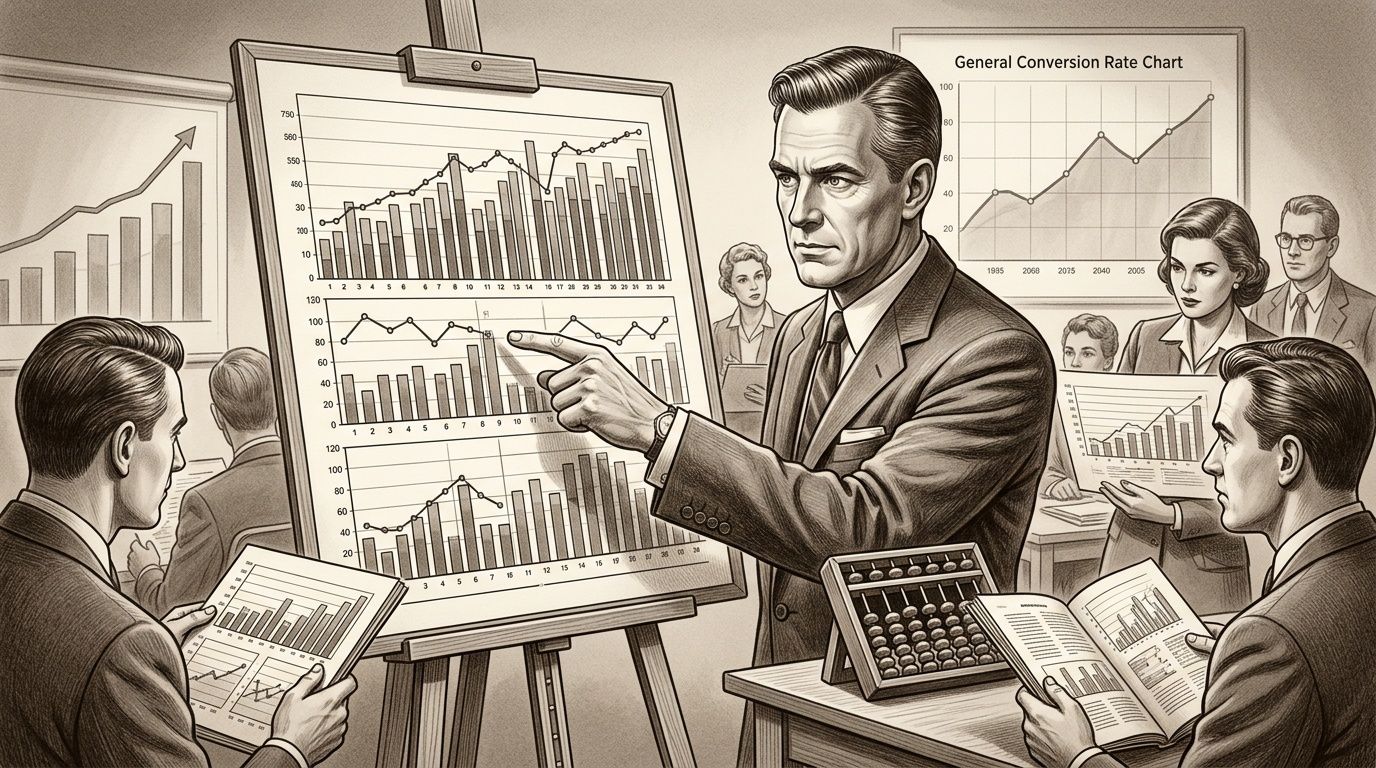 Un hombre de negocios presentando gráficas y datos estadísticos en una reunión de oficina profesional