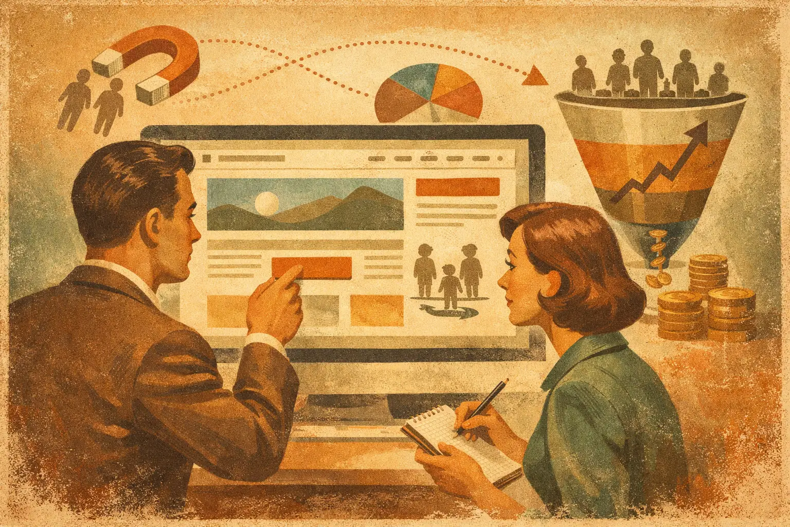 Web corporativa orientada a conversión.
