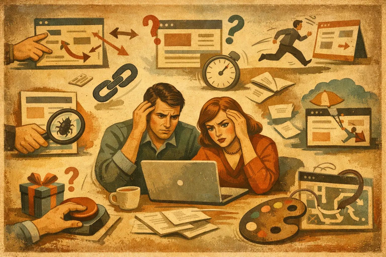 9 errores comunes en landing pages.