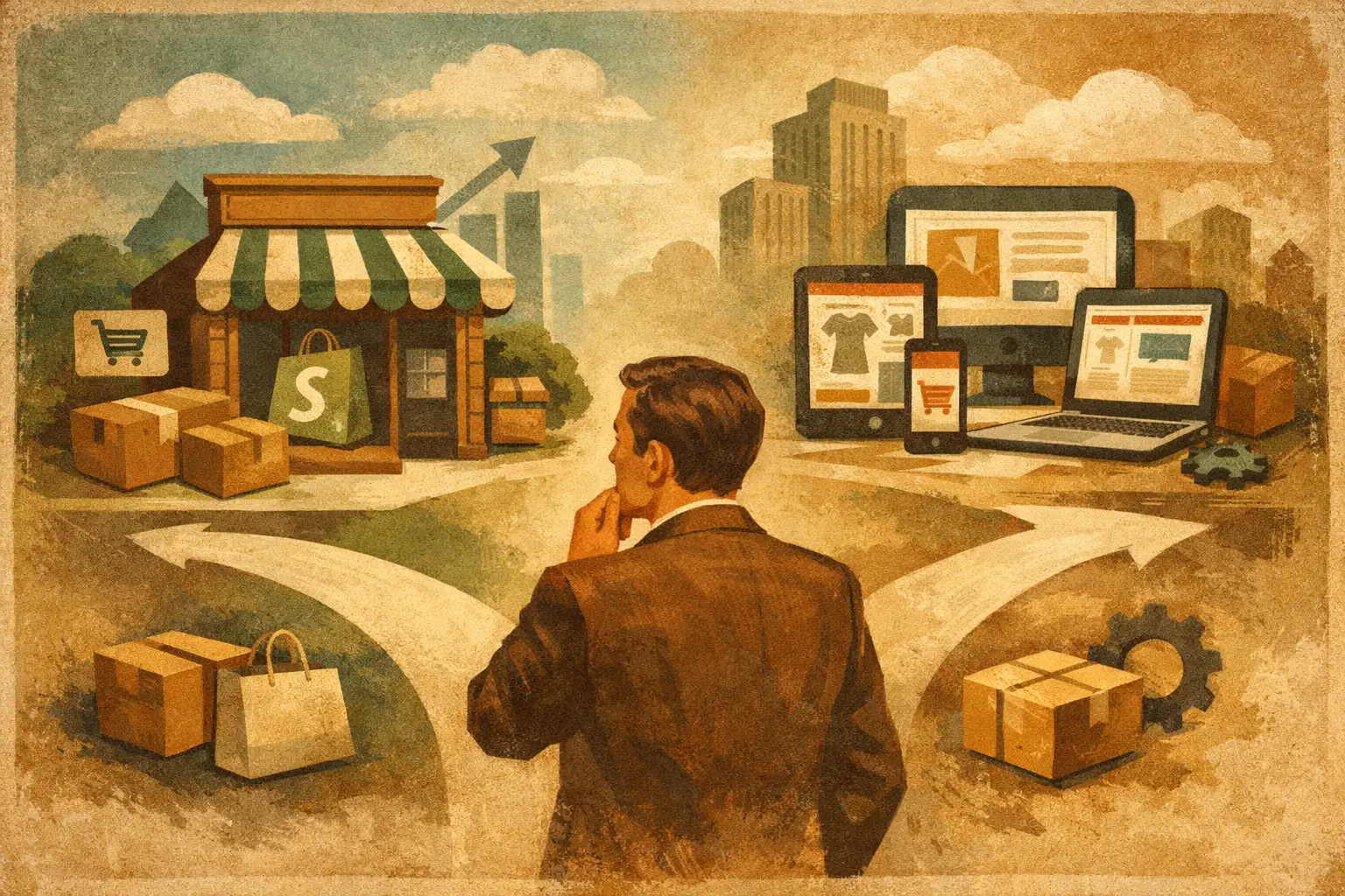 Cuándo usar Shopify vs otras plataformas.