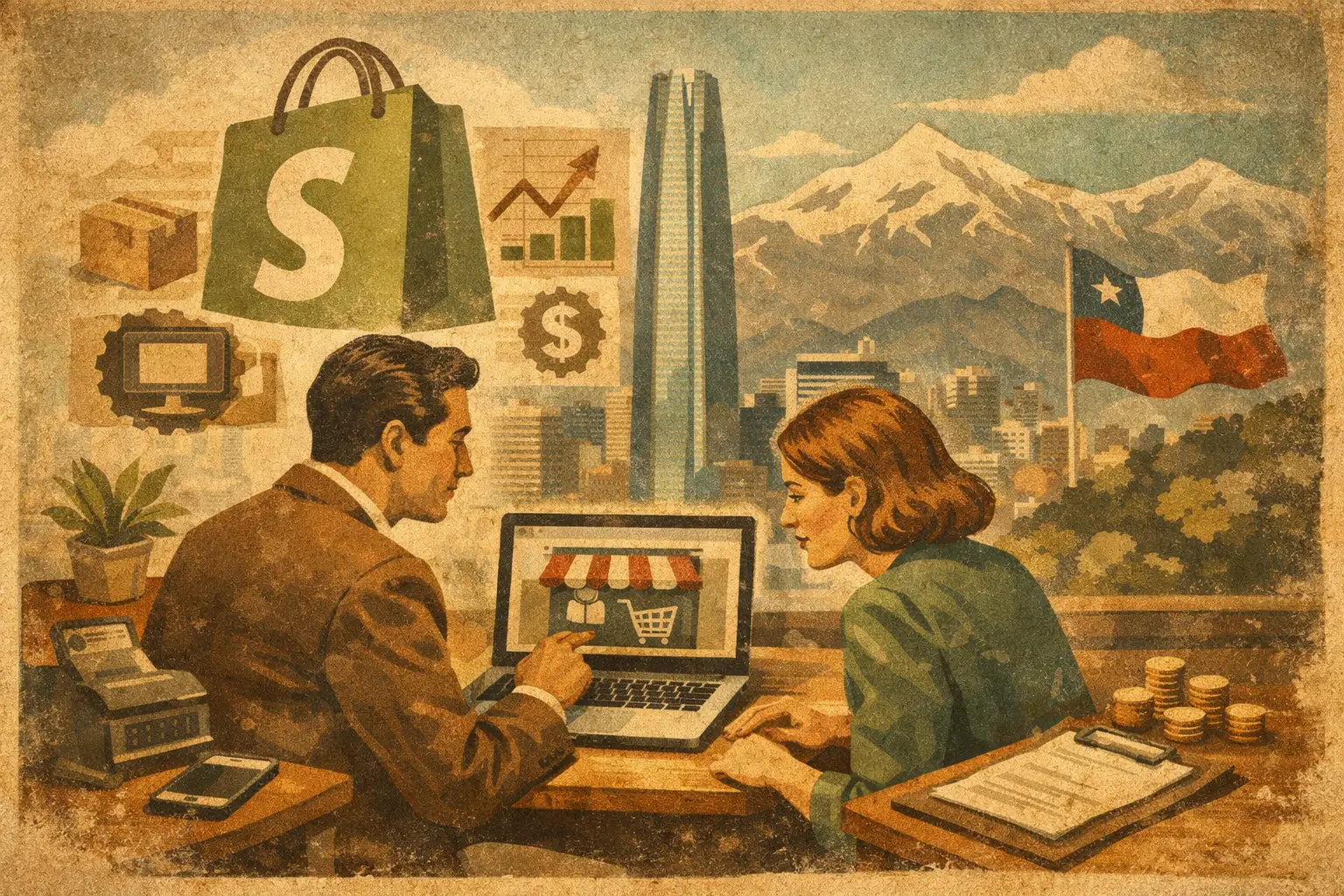 Cuánto cobra una agencia Shopify en Chile.