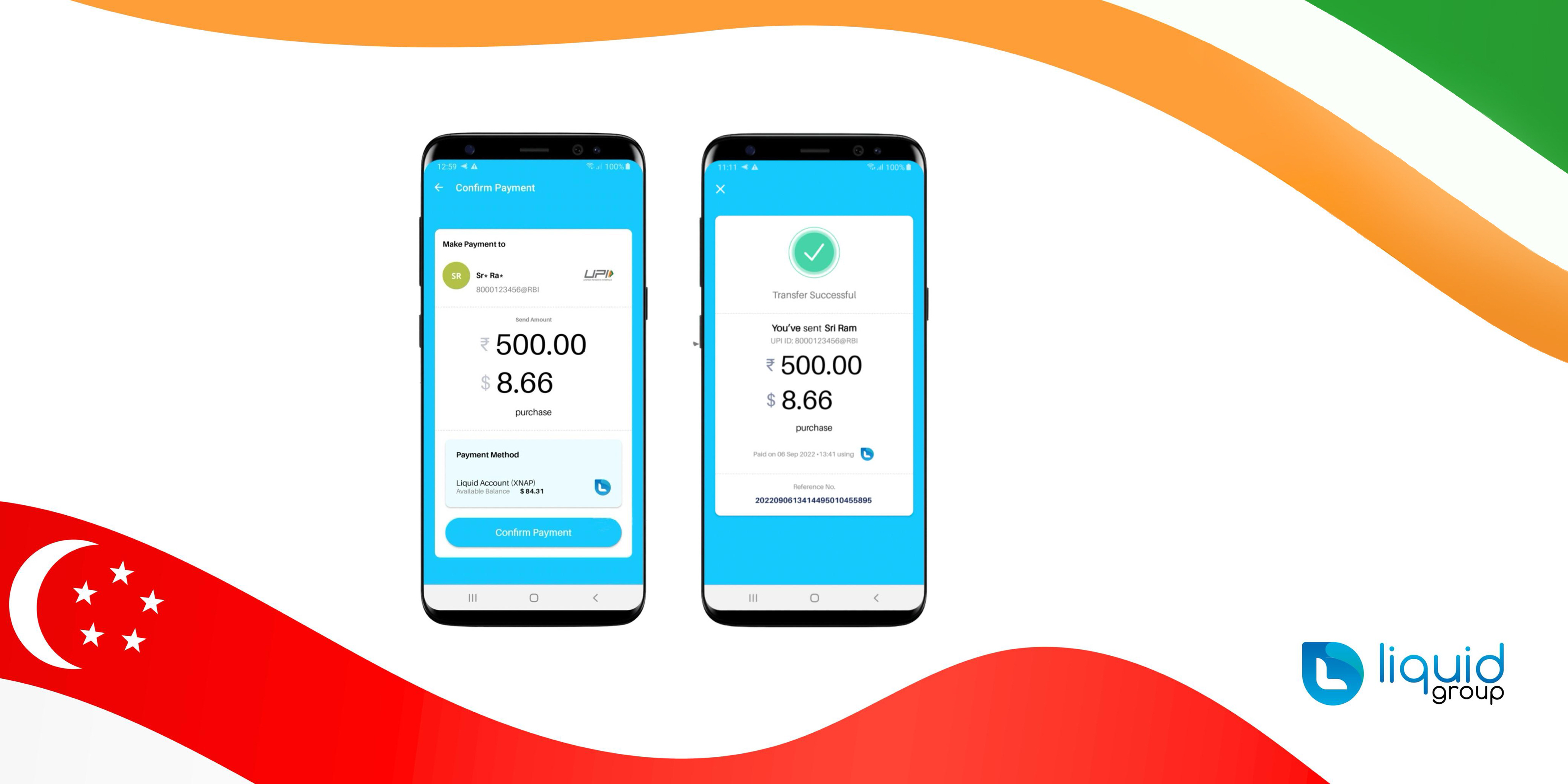 PayNow-UPI Linkage Expands: Liquid Group Customers Can Now Send and Receive Real-Time Funds with 19 Indian Banks 