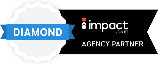 impact.com Diamond Agency Partner badge
