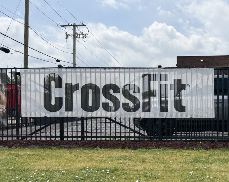 Wall graphic featuring a truck illustration, large text 'FDC 5928', and the words 'Community • Culture • Customer' with 'Chicago' and The Home Depot logo below.