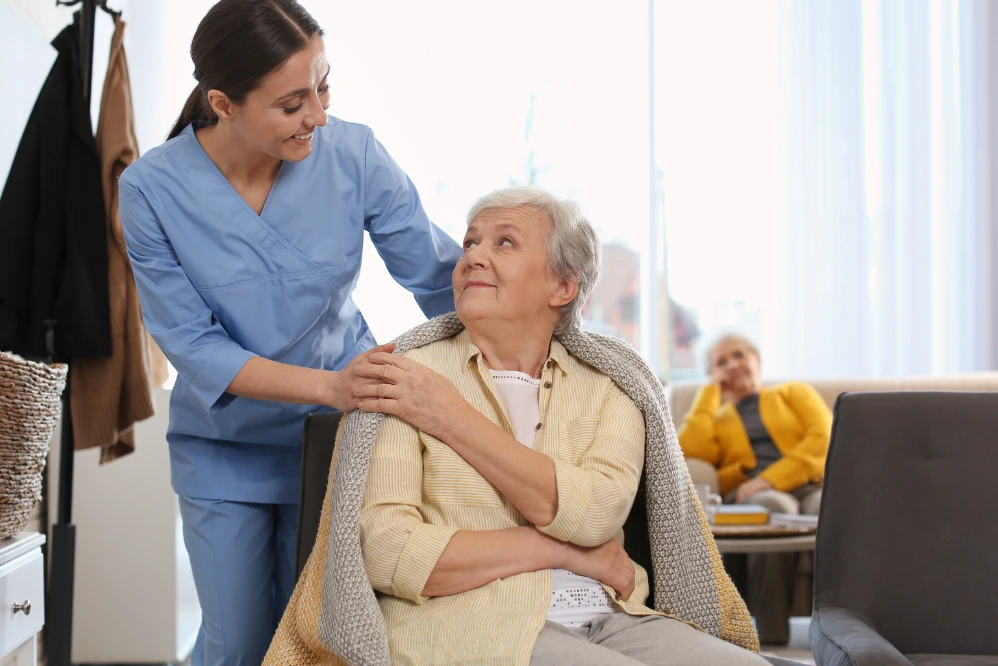 Article headline: New York moves up COVID-19 vaccination eligibility for home care and hospice workers
