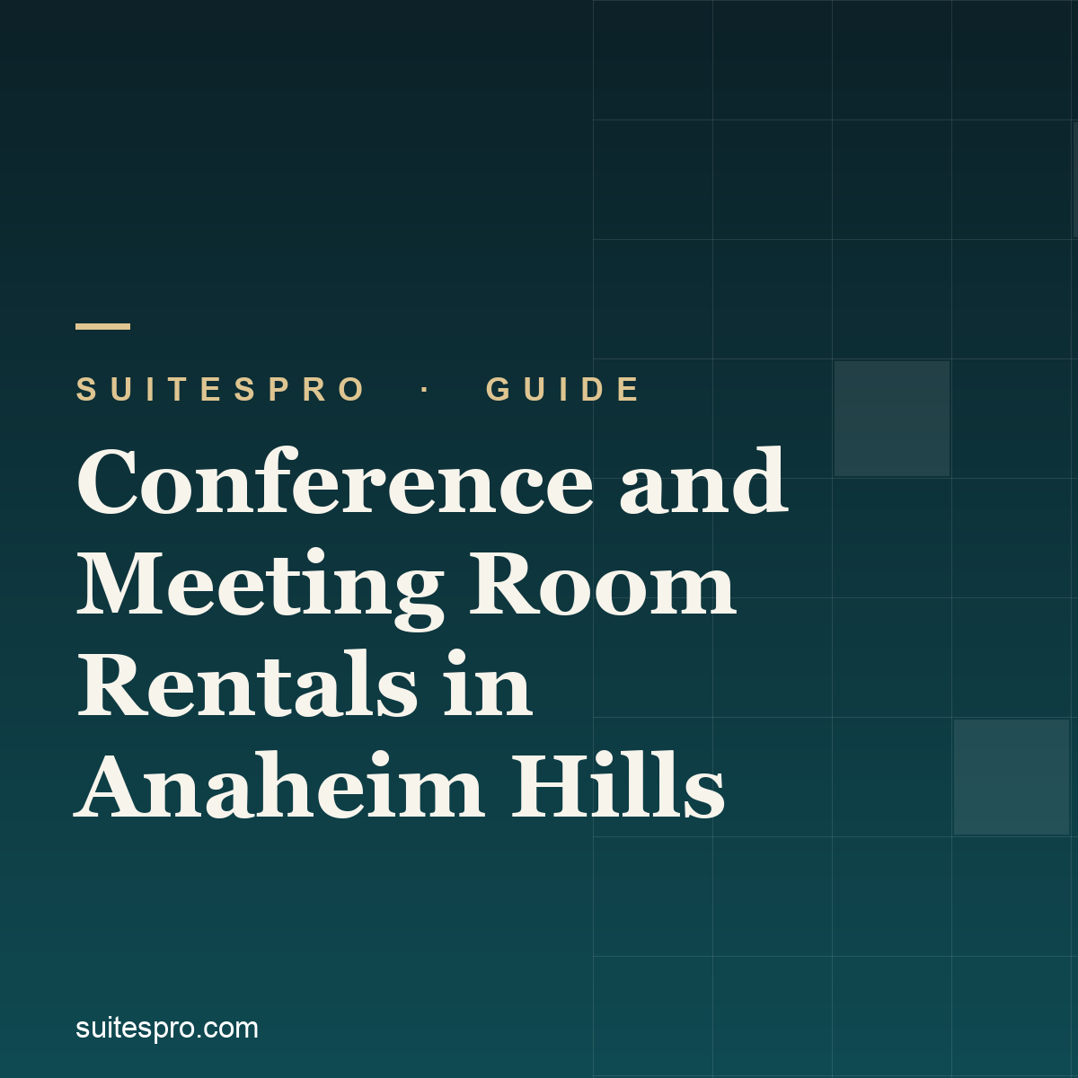Conference and Meeting Room Rentals in Anaheim Hills