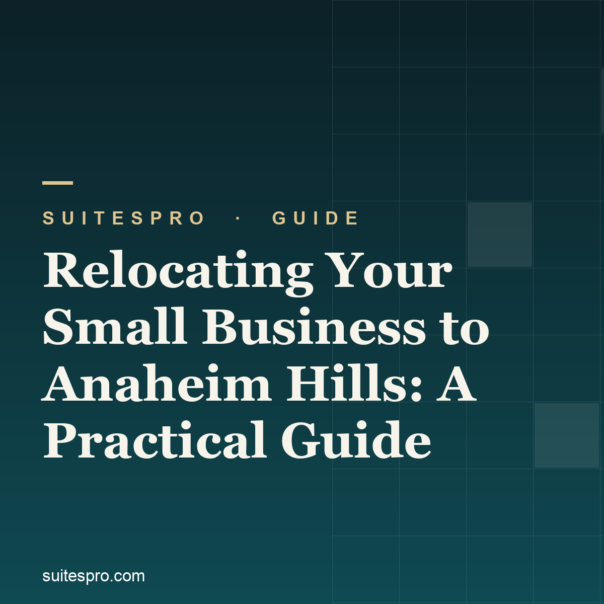 Relocating Your Small Business to Anaheim Hills: A Practical Guide