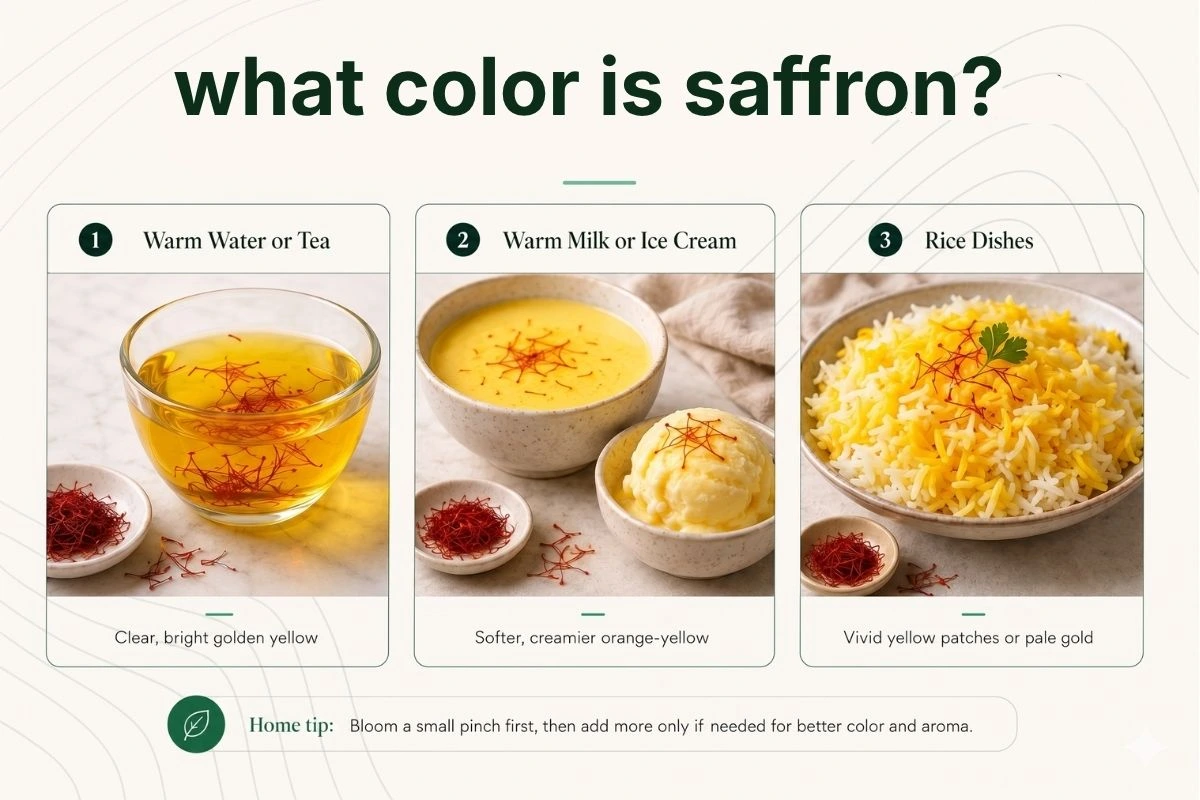 saffron colour