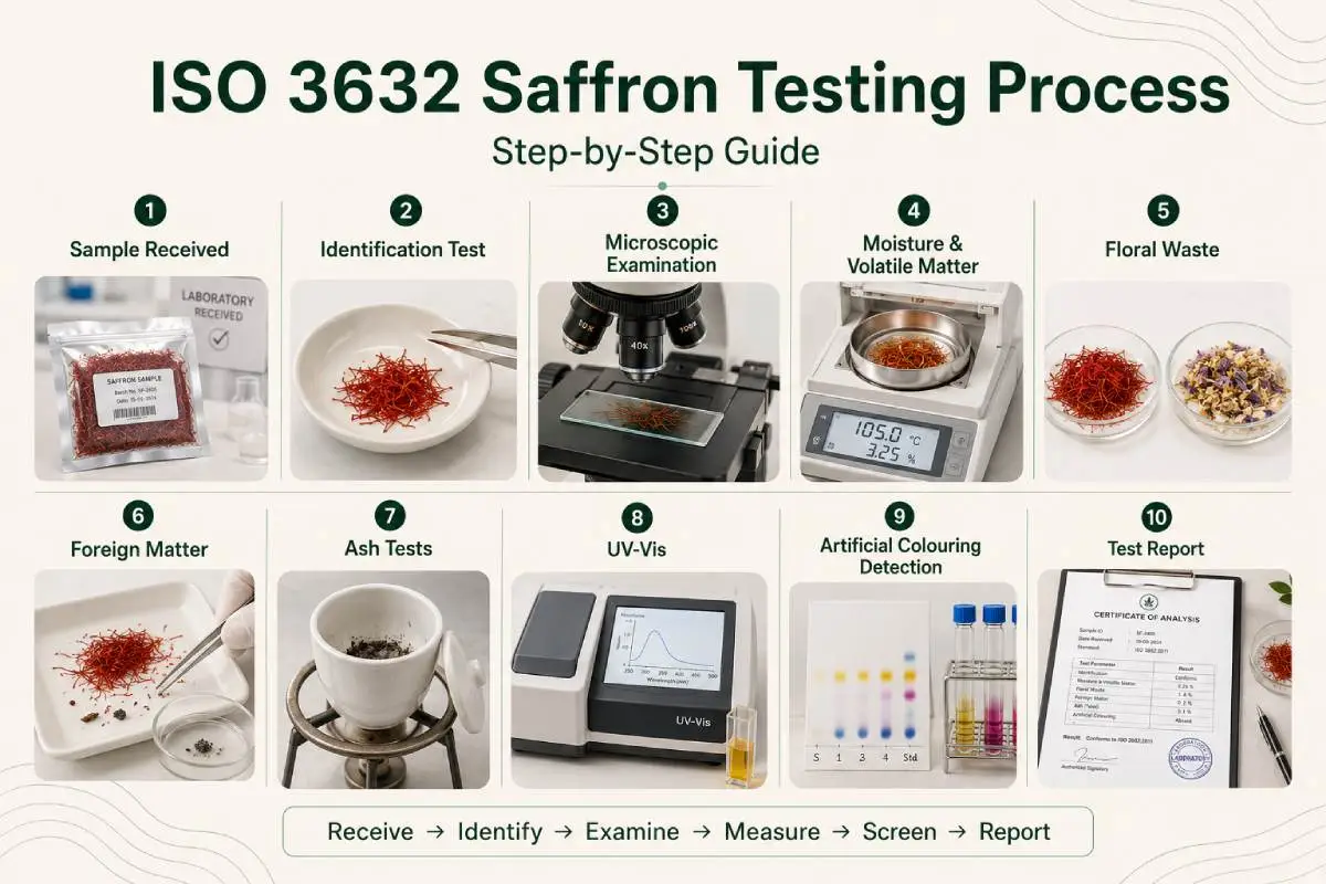 ISO 3632-2 Saffron Tests