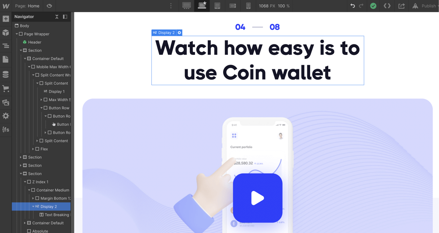 Static Content - Coin X Webflow Template