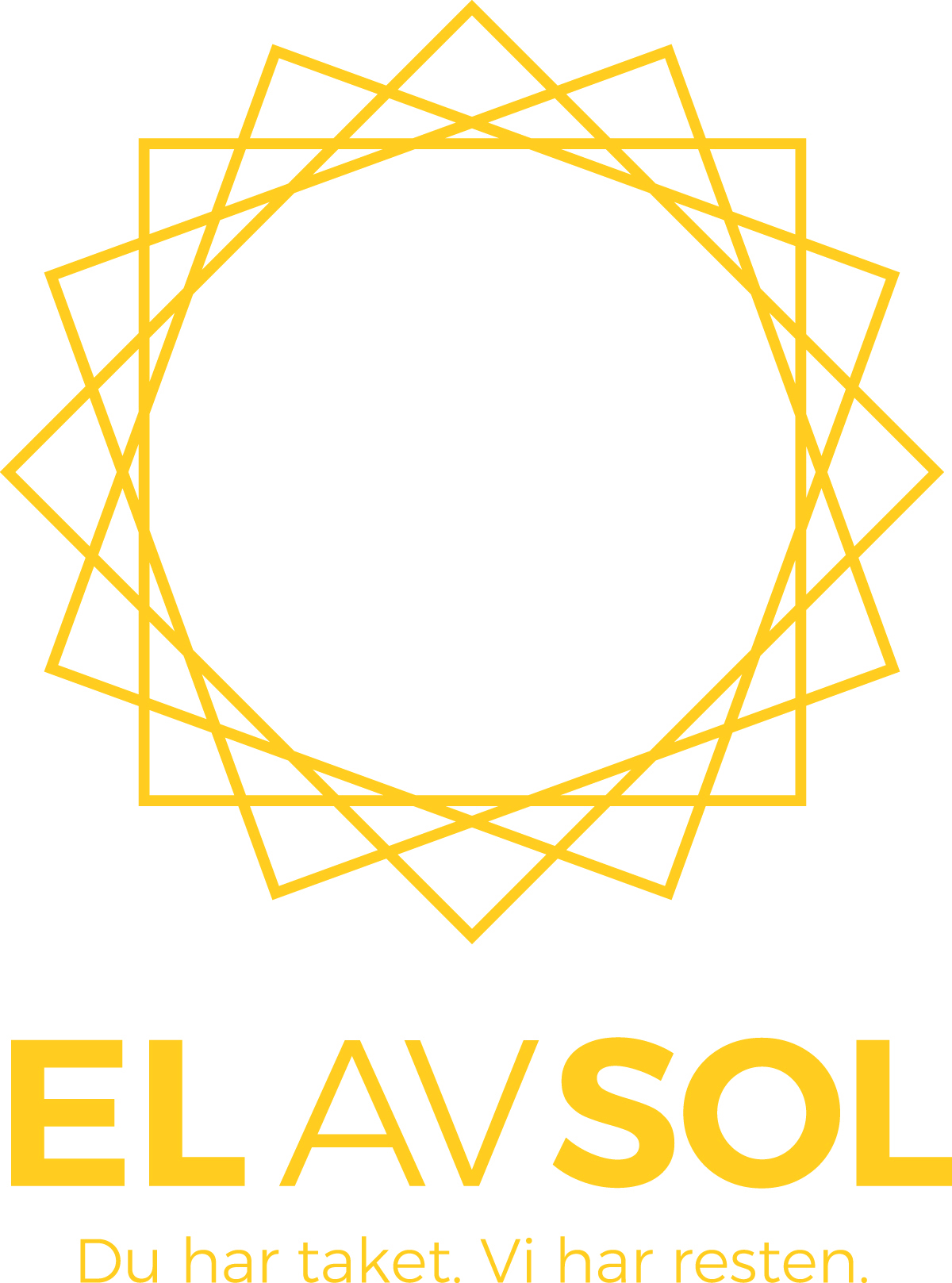 EL AV SOL. Du har taket. Vi har resten.
