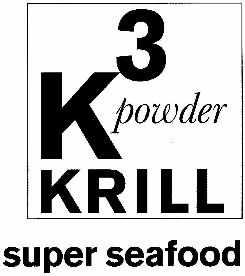 3 K powder KRILL super seafood