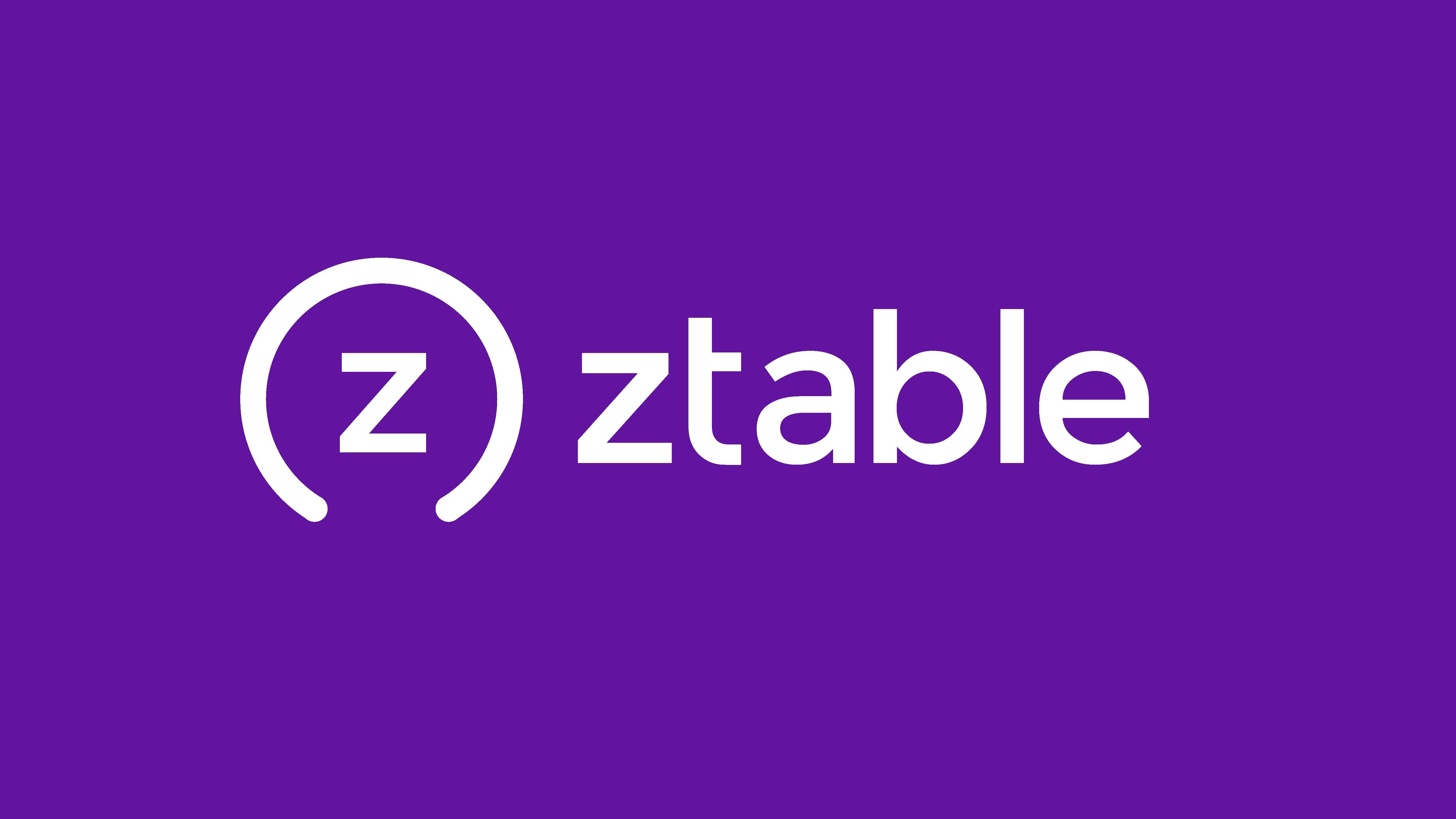 Z ztable