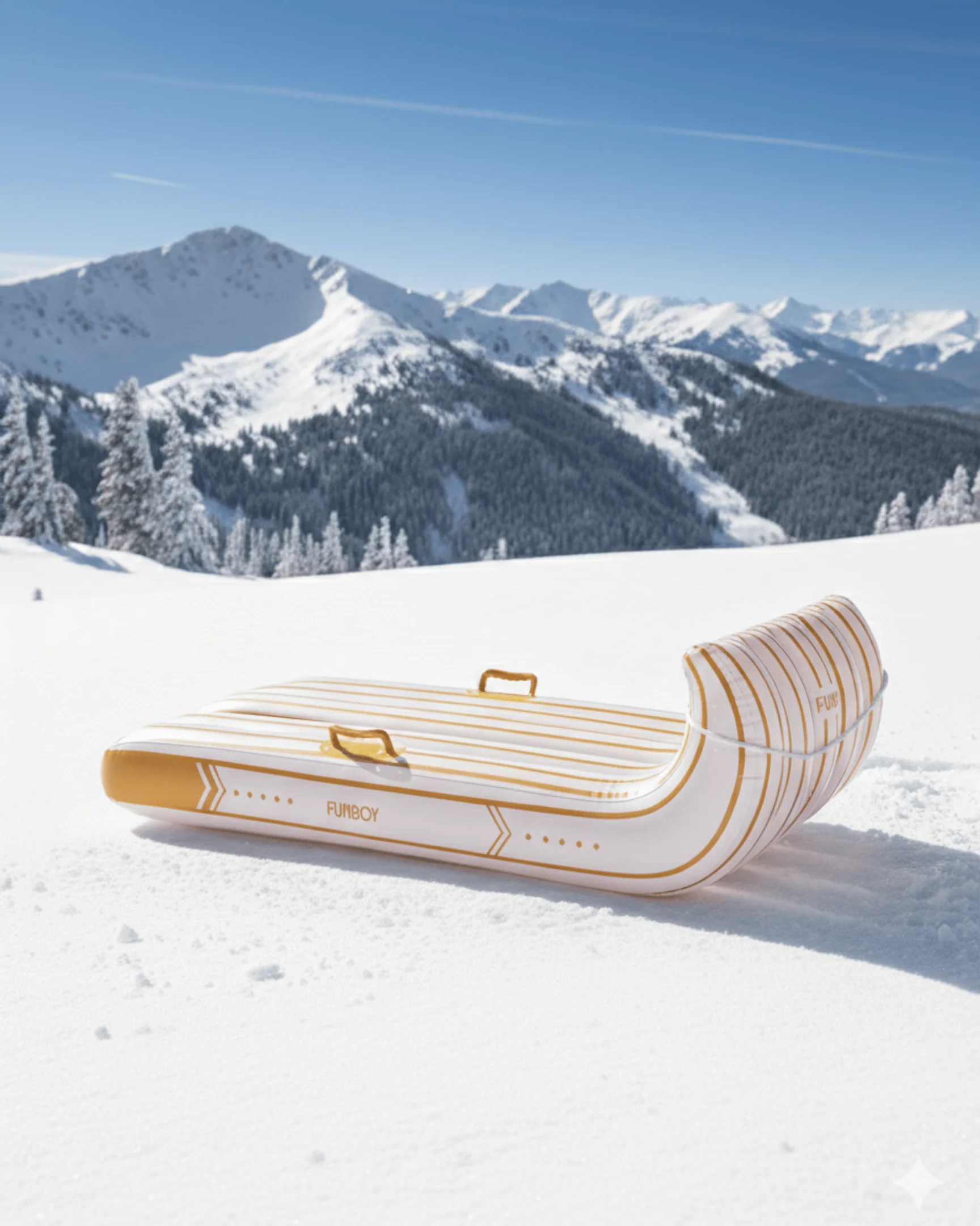 Inflatable Toboggan Snow Sled