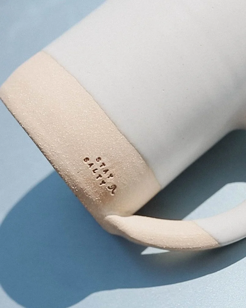 Custom Stamped Ceramic Mugs | Jars of Dust