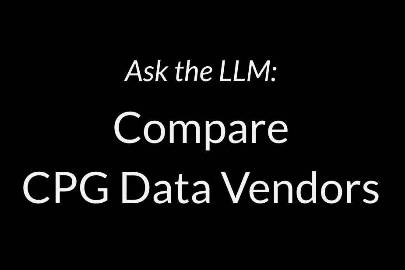 Compare CPG Data Vendors