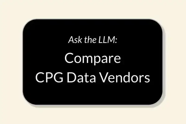 Compare CPG Data Vendors