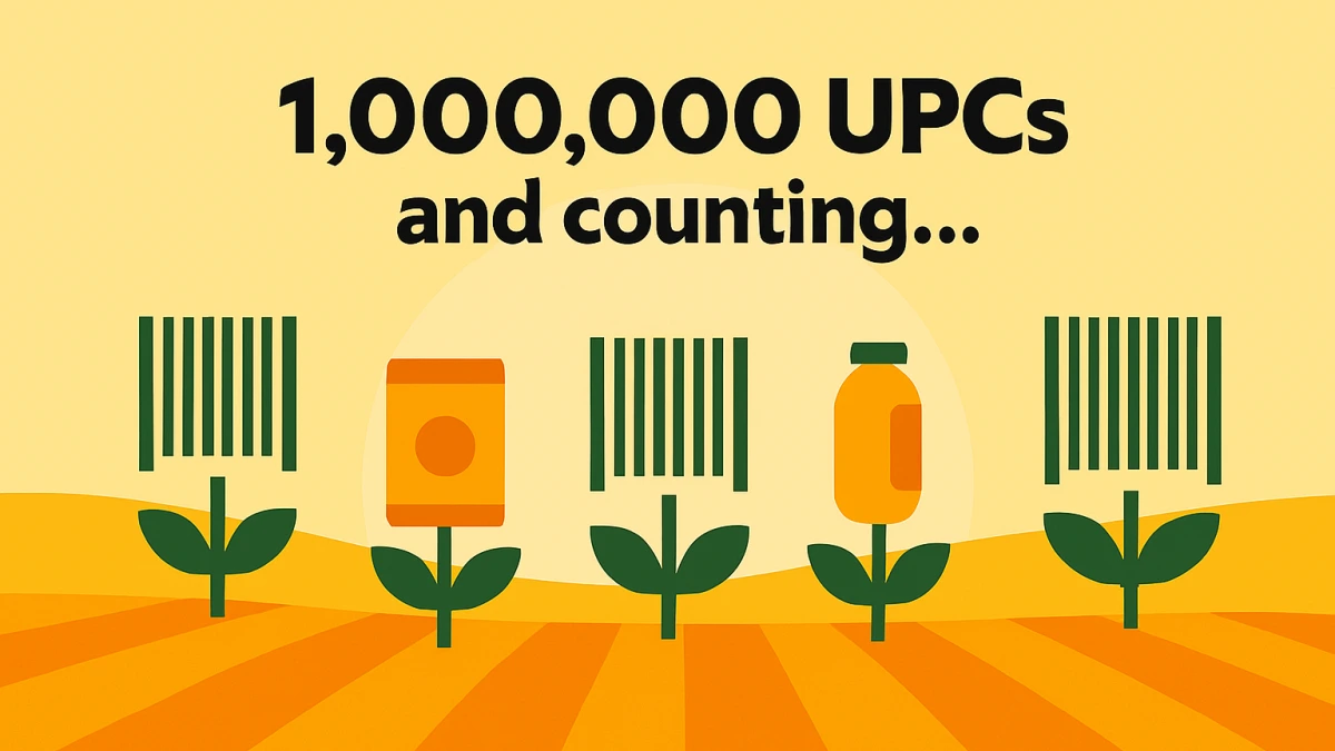 Harvesting Trends x 1M UPCs
